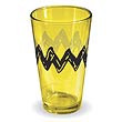Peanuts Charlie Brown T-Shirt Yellow Pint Glass